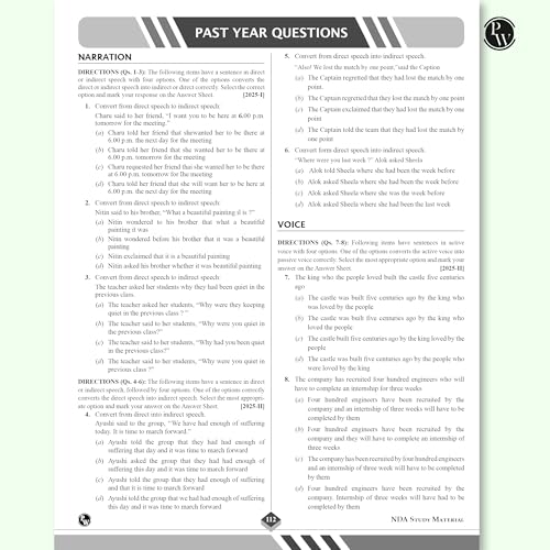 PW Shaurya NDA Book 2026 – NDA/NA General Ability English | Latest 2025 Solved Paper | Comprehension, Verbal Ability, Vocabulary | Chapterwise Theory, PYQs, Practice Exercises