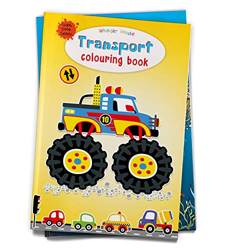 Transport Colouring Book (Giant Book Series): Jumbo Sized Colouring Books book cover