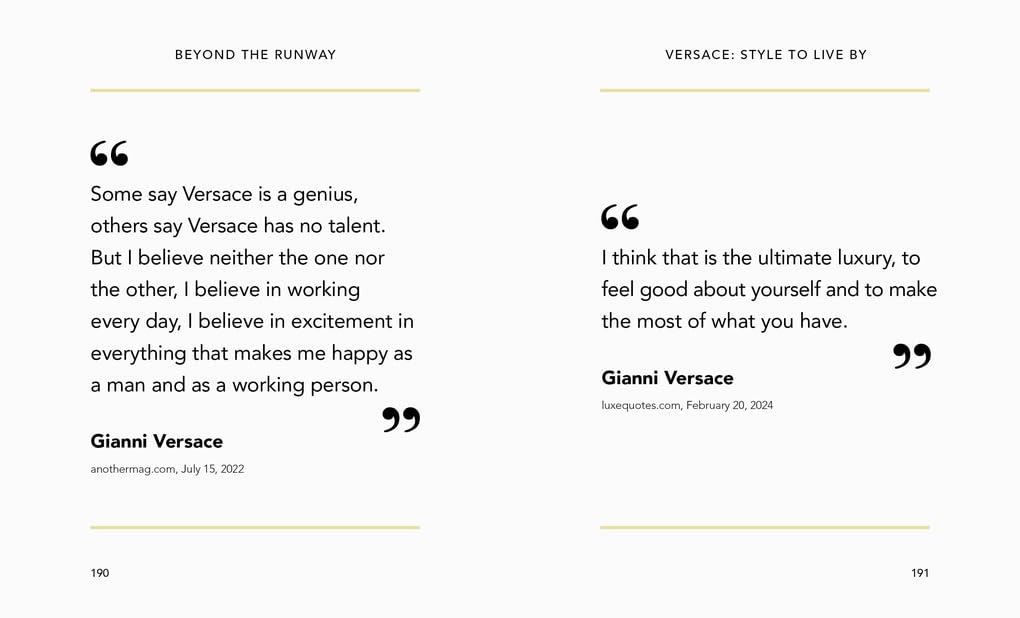 The Little Guide to Versace: Style to Live by
