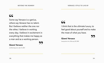 The Little Guide to Versace: Style to Live by