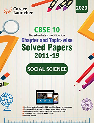 CBSE X 2020 Chapter and Topic-wise Solved Papers 2011-2019 (Social Science) book cover