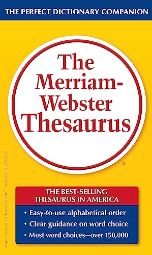 The Merriam-Webster Thesaurus book cover