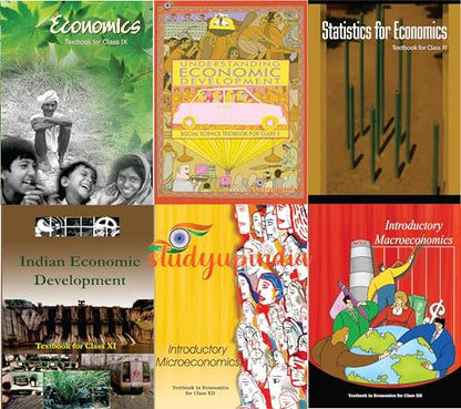 NCERT Economics Bundle FOR CLASS- 9-12TH English Medium (5 book set) [Workbook] NCERTKART Books