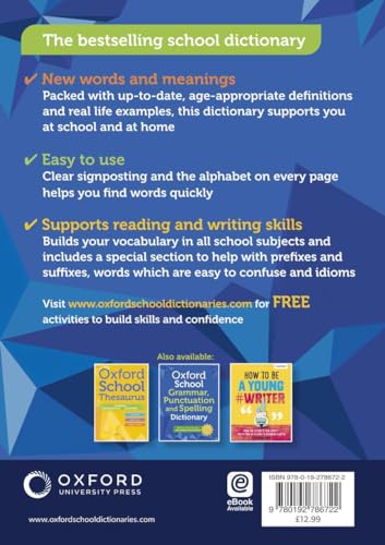Oxford School Dictionary: Children's English Dictionary for Age 10+ - Year Group 6 & 7 - Ideal for Homework, Literacy & KS2-KS3 Support (Oxford Primary School Dictionaries)