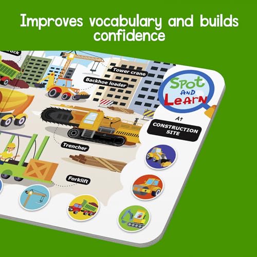 Spot and Learn with Pictures: Things that Move (Select Learning): A Fun & Interactive Board Book to Develop Observation Skills and Vocabulary for Kids, Toddlers