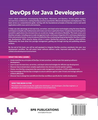 DevOps for Java Developers: DevOps and DevSecOps best practices for Java developers (English Edition)