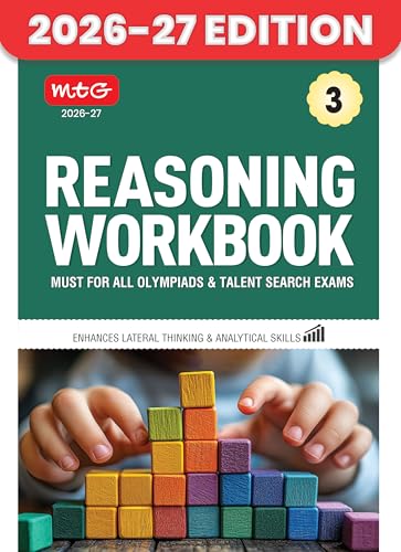 MTG Class 3 Reasoning Workbook For All Olympiad & Talent Search Exam 2026-27 - Enhances Lateral Thinking & Analytical Skills