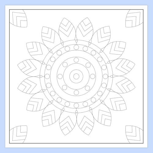 Mandala Colouring Book for Kids | Best Selling Mandala Art Kit in India | Premium Quality Drawing & Painting Book for Kids | Two Brothers Publications
