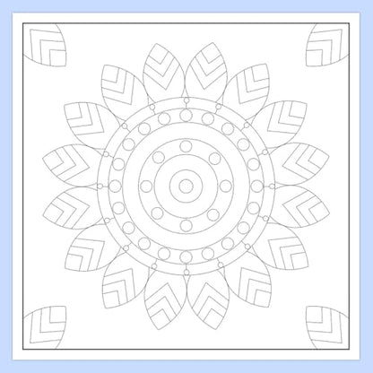 Mandala Colouring Book for Kids | Best Selling Mandala Art Kit in India | Premium Quality Drawing & Painting Book for Kids | Two Brothers Publications