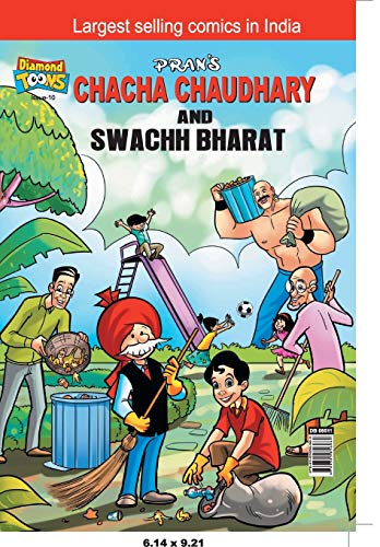 Chacha Chaudhary & Swatchh Bharat VOL 10 PB English book cover
