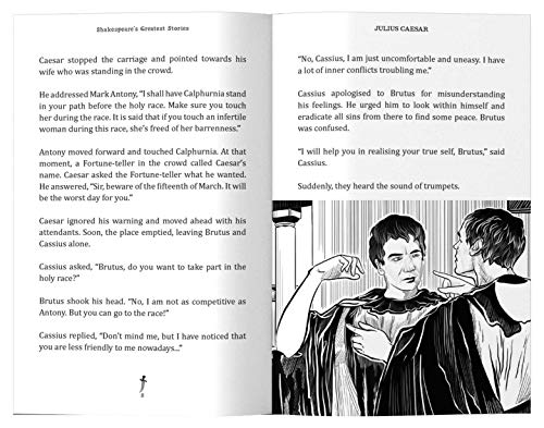 Julius Caesar : Shakespeare’s Greatest Stories For Children (Abridged and Illustrated) With Review Questions And An Introduction To The Themes In The Story
