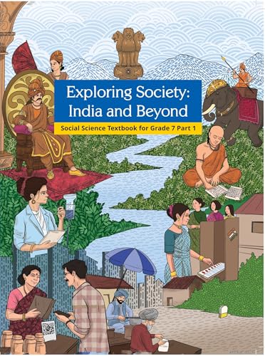 NCERT Class 7 Textbook Of Hindi,English,Mathematics,Science & Social Science (Malhar, English, Ganita Prakash, Curiosity & Exploring Society India and Beyond) (Set Of 5 Books) Latest Edition 2025-2026