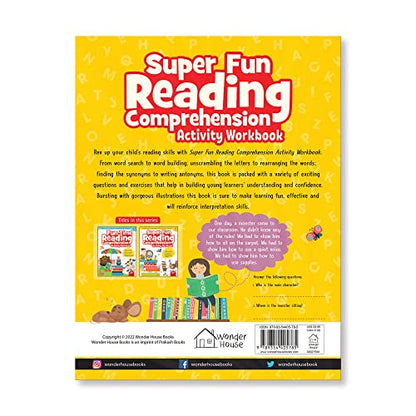Super Fun Reading Comprehension Workbook: Level 2 | Activity Book for Kids | Ages 7–9 | Strengthen Reading & Thinking Skills with Engaging Passages
