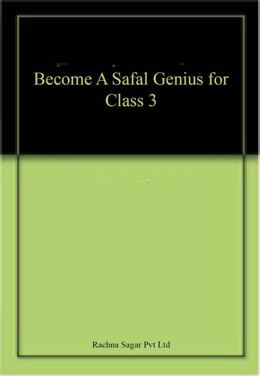 Become A Safal Genius for Class 3 book cover