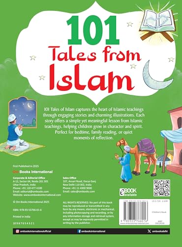 101 Tales From Islam: Moral Tales for Kids | Learn Islamic Values Storytelling | Muslim Children's Book | Gentle Islamic Lessons
