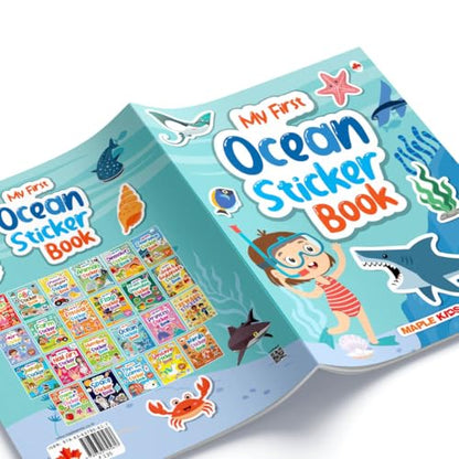 My First Sticker Book - Ocean - Activity Book for Kids - Stickers for Children - Age 3+ Years