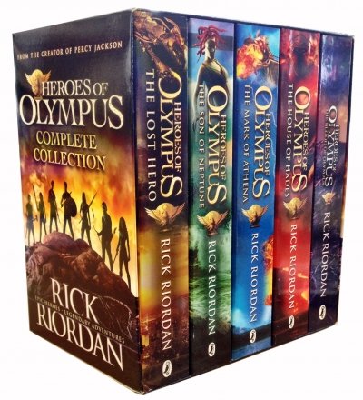 Heroes of Olympus Complete Collection (5 Book Slipcase) by Rick Riordan book cover