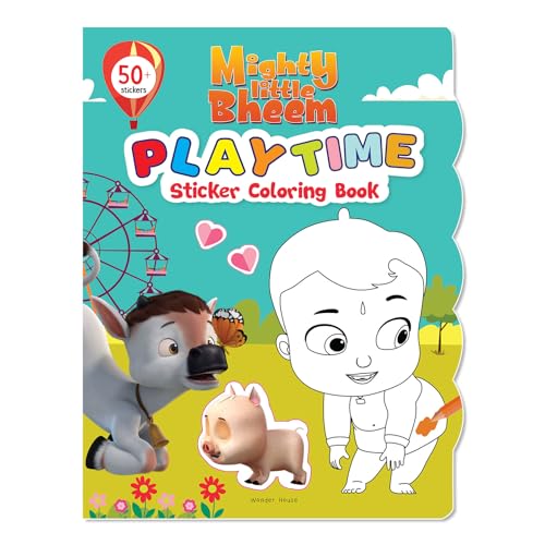 Mighty Little Bheem - Playtime : Sticker And Coloring Fun Activity Book book cover