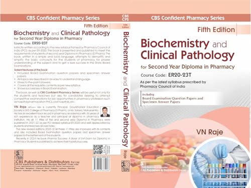 CBS Confident Pharmacy Series | Biochemistry and Clinical Pathology for Second Year Diploma in Pharmacy 5/e