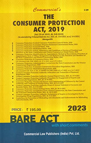 The Consumer Protection Act, 2019 - 2024/Edition