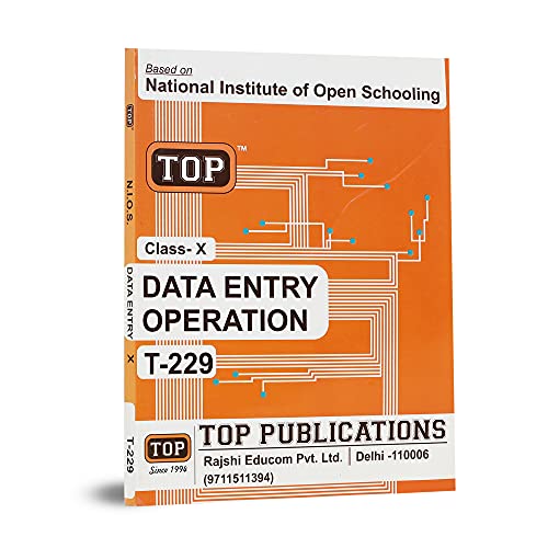 TOP NIOS Class 10 Data Entry Operation T-229 Guide
