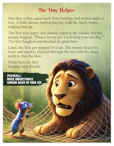 Panchatantra Story Book in English - 101 Animal Tales Book for Kids | Premium Quality Panchatantra Story Book for Kids (Hardback) | Moral Story Book by Pandit Vishnu Sharma | Two Brothers Publications