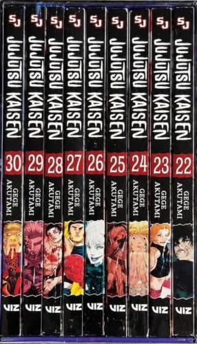 Jujutsu Kaisen Manga Vol 22-30 Box Set by Gege Akutami