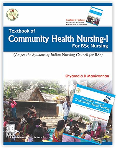 Textbook Of Community Health Nursing I For Bsc Nursing With Procedure Manual (Pb 2017) by MANIVANNAN S.D (Author) book cover