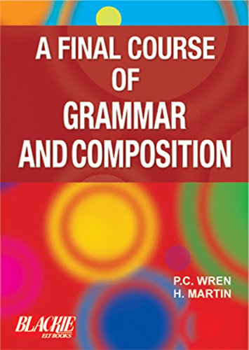 A Final Course in English Grammar and Composition by Martin H (Author) book cover