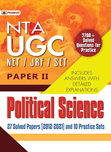 NTA UGC NET/JRF/SET Paper 2 Political Science 27 Solved Papers (2012–2021) And 10 Practice Sets by Team Prabhat