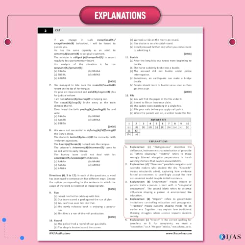 CAT Books 2026 | Chapter-Wise & Topic-Wise CAT 25 Years Solved Papers with Detailed Solutions | Best CAT PYQ Book for Exam Preparation | IFAS Publications