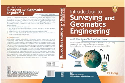 Introduction To Surveying And Geomatics Engineering With Multiple Choice Questions (Pb 2024)
