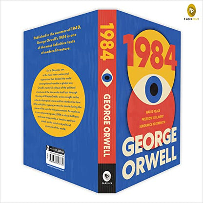 1984 by George Orwell | A Timeless Tale of Surveillance, Power & Rebellion | Classic Literature Bestseller | Must-Read Dystopian Fiction | Originial Premium Paperback Edition