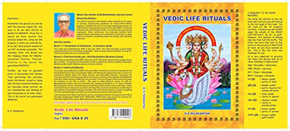 Vedic Life Rituals - English & Sanskrit | A Comprehensive Guide to the Hindu Religion for Refresh Your Mind, Body, Spirit and Prosperity - Hard Cover/Hindu Gods/Hindu Rituals