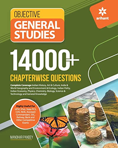 14000+ Chapterwise Questions Objective General Studies book cover