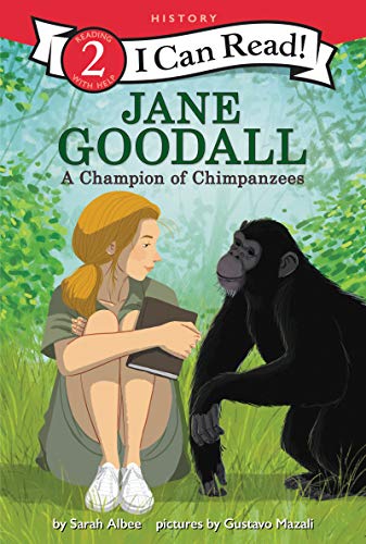 JANE GOODALL: A CHAMPION OF CHIMPANZEES book cover