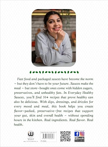 Everyday Healthy Sauces Food Book In English | Chef Poonam Kauur Bindra | Vegetarian Foods Cookbook Cook Books Cooking Recipe Instant Sauces Recipes | Veg Without Preservatives For Salads Low Calorie