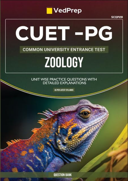 VedPrep CUET PG Zoology PYQS 2015-2026, Previous Year Questions with Solutions, Practice Exercise with solutions (2 Books)