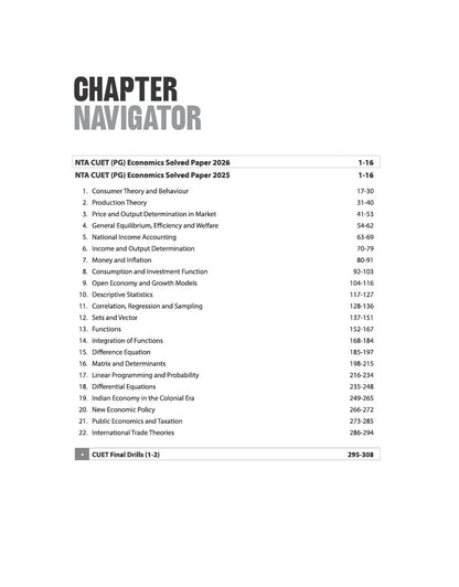 Arihant CUET PG Economics 2027 | Chapterwise Notes & Question Bank | 1500+ Exam Pattern MCQs | 5 Final Drills | CUET PG 2026 Solved Paper | Based on NTA Test Pattern