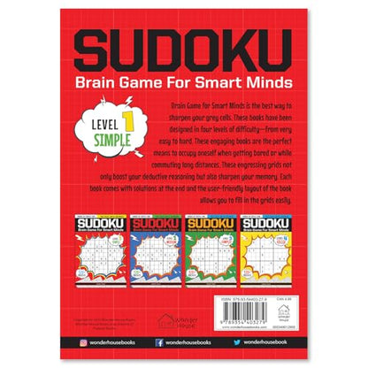 Sudoku - Brain Games for Smart Minds: Box Set of 3 | Logic Building & Critical Thinking for Kids | Ages 6–10 | 6 Hours of Fun