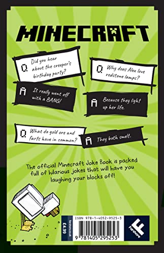 Minecraft Joke Book: An official illustrated Minecraft children’s joke book – perfect for funny kids who are into video games aged 7, 8, 9, 10 and 11!