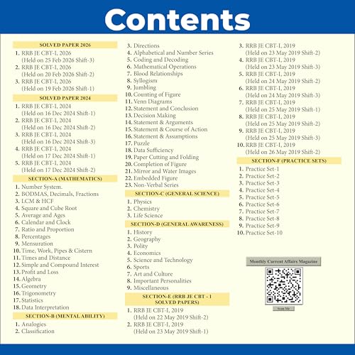 PW All in One RRB JE (Junior Engineer) CBT - 1 Book 2026-27 Exam l Chapterwise Theory, Short Tricks and Exercises, 18 Previous Year Solved Papers (2026, 2024 & 2019) PYQs with 10 Practice Sets