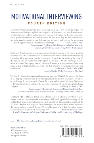 MOTIVATIONAL INTERVIEWING HELPING PEOPLE CHANGE AND GROW 4ED (HB 2023) (Applications of Motivational Interviewing)