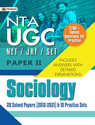NTA UGC NET/JRF/SET Sociology 28 Solved Papers (2012-2021) & 10 Practice Sets by Team Prabhat