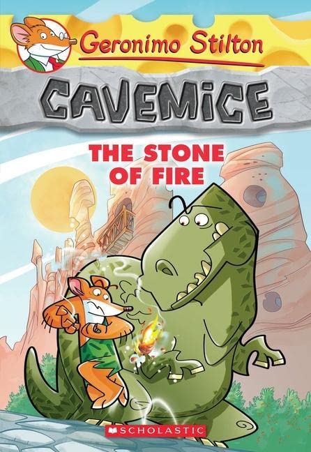 Cavemice - 1 The Stone of the Fire: 01 (Geronimo Stilton) by Geronimo Stilton book cover
