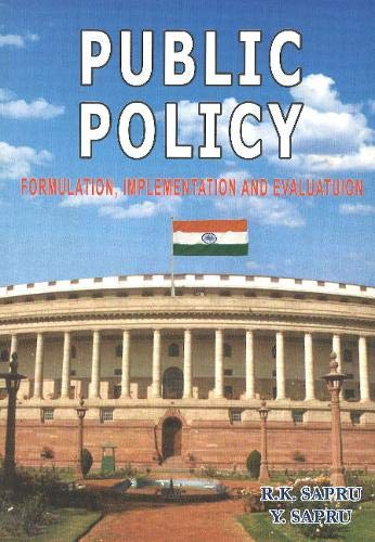 Public Policy: Formulation Implementation Evaluation book cover