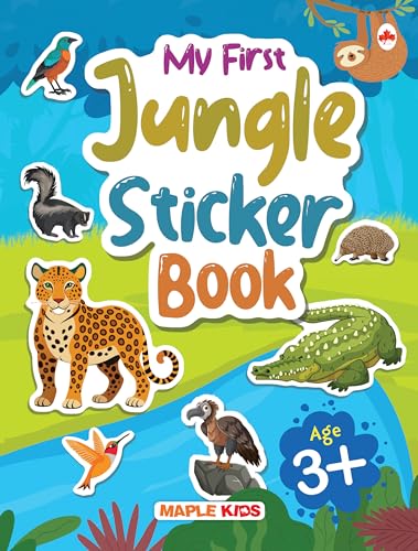My First Sticker Book - Jungle - Activity Book for Kids - Stickers for Children - Age 3+ Years