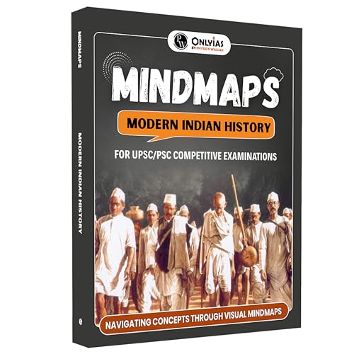 PW UPSC Mindmaps Modern Indian History For UPSC/PSC Competitive Examinations | Navigating Concepts Through Visual Mindmaps [Paperback] PW
