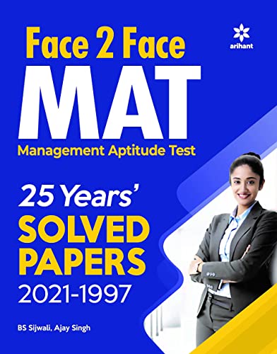Face To Face MAT With 25 Years Solved Papers 2022 book cover