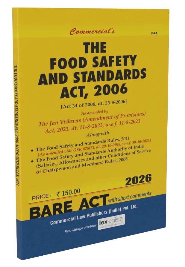 The Food Safety and Standards Act, 2006 (Act 34 of 2006)